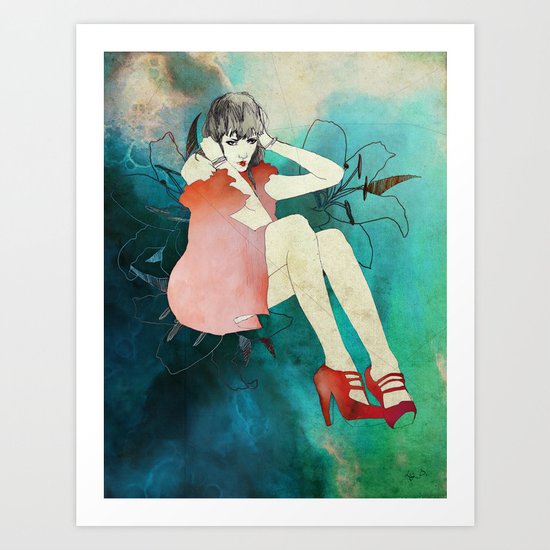 Cosmic Glam Art Print