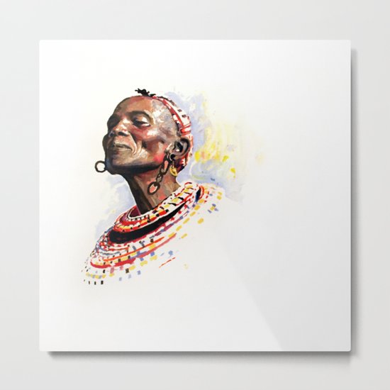 KENYA Metal Print