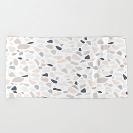 Terrazzo Mosaic Pastel Beach Towel