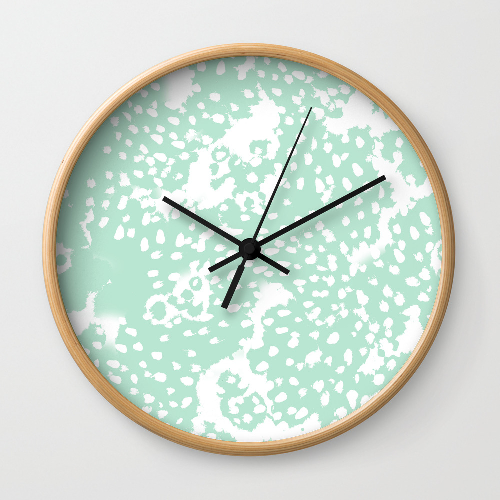 Dot Pattern Mint Abstract Minimal Painting Dorm College Office