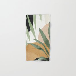 Abstract Art Tropical Leaves 4 Hand & Bath Towel