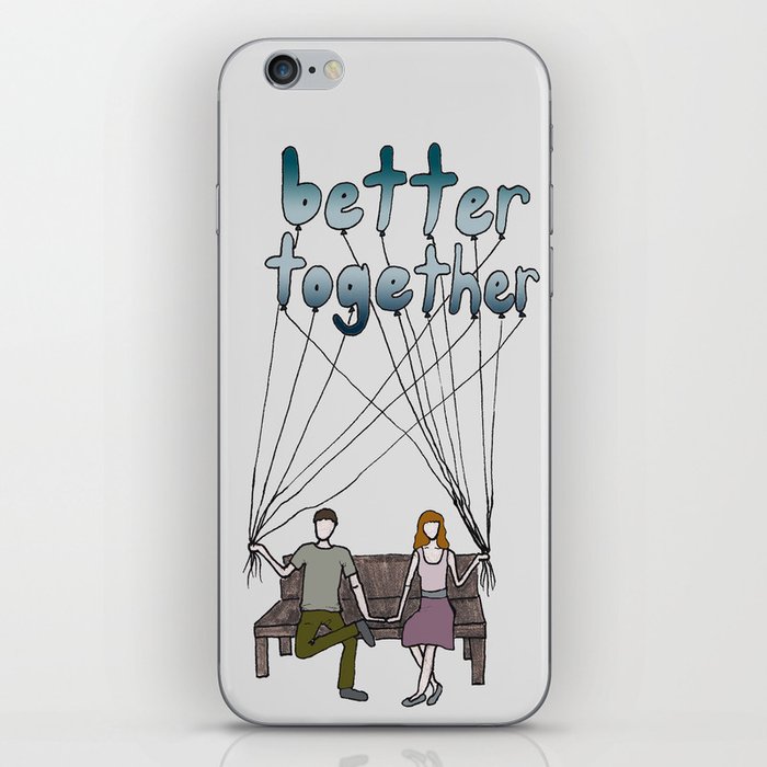better together iPhone Skin