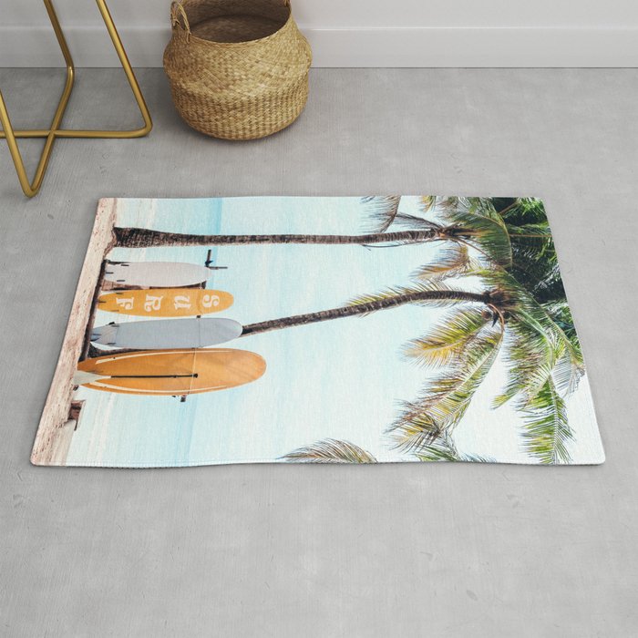 Choose Your Surfboard Rug By Gal Design Society6