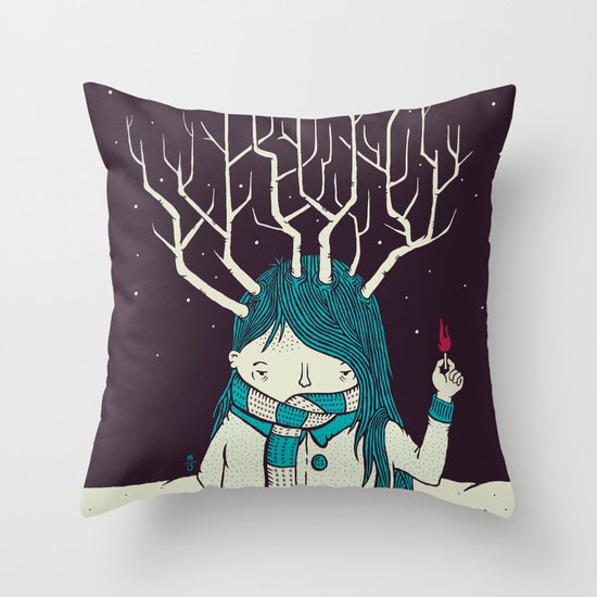 Warm Throw Pillow