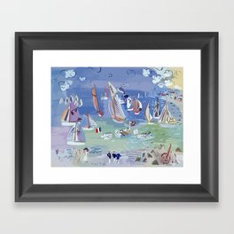 Regatta by Raoul Dufy Framed Art Print
