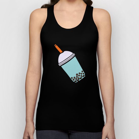 Bubble Tea Pattern Unisex Tank Top
