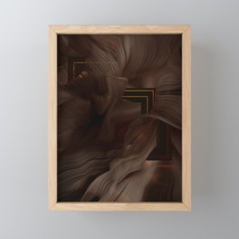 Flow Abstract I Framed Mini Art Print