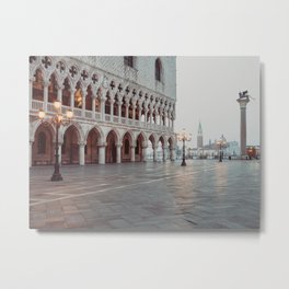 St. Mark's Square - Venice Italy Travel Photography Metal Print