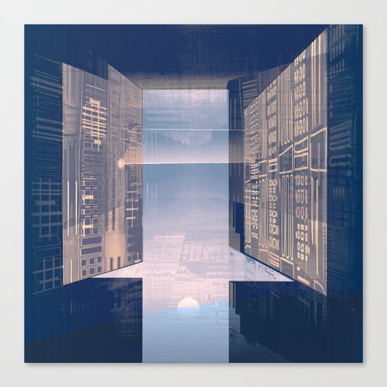 Room -A- Post Biological Era Canvas Print