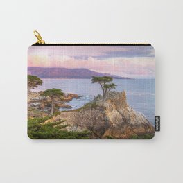 Lone Cypress Spring Sunset Carry-All Pouch