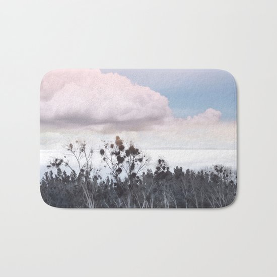 Landscape & Clouds II Bath Mat