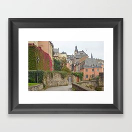 Luxembourg in Fall Framed Art Print