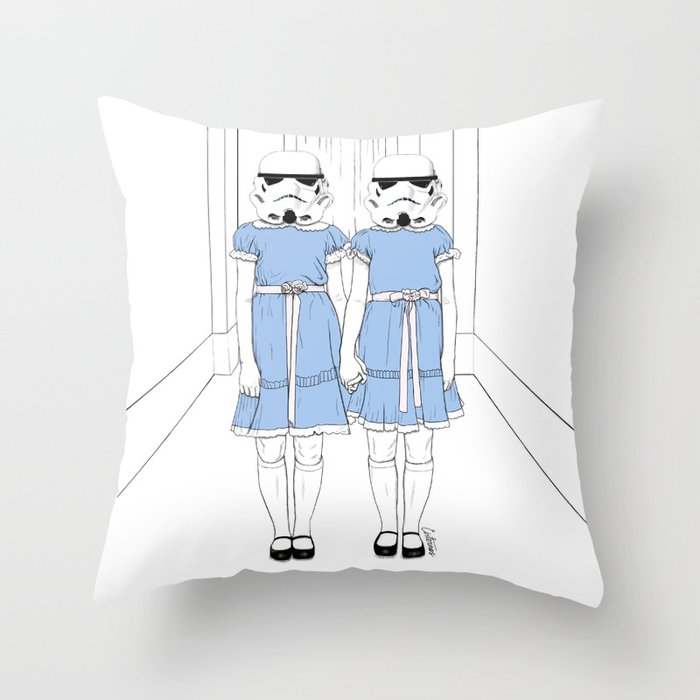 Grady twins troopers Throw Pillow