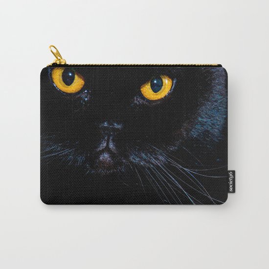 Black cat Carry-All Pouch