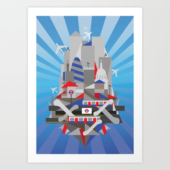 LONDON Art Print