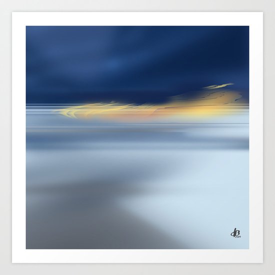 Midnight Sea Art Print
