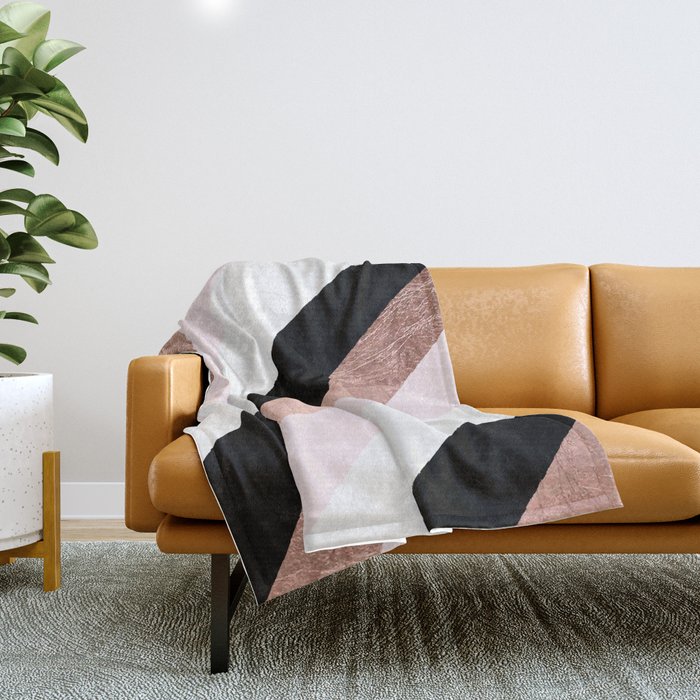 Pink and hotsell gold blanket