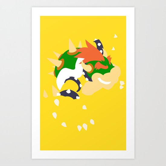 Mario - Bowser Art Print