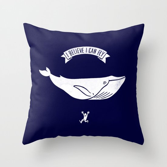 High hopes Throw Pillow