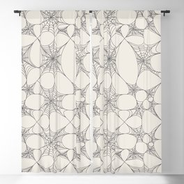 Spiderweb Pattern Blackout Curtain