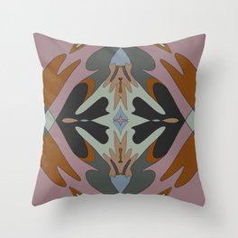 Retro Geometric #12 Throw Pillow