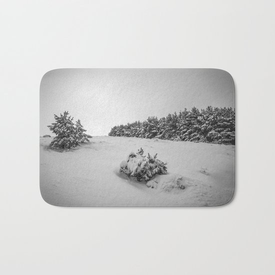 "Sierra Nevada" . Into the woods. BW Bath Mat