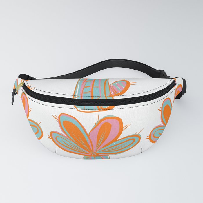 Pink and Green Cacti Fanny Pack