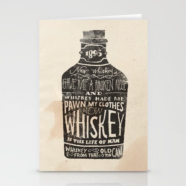 Whiskey Stationery Cards