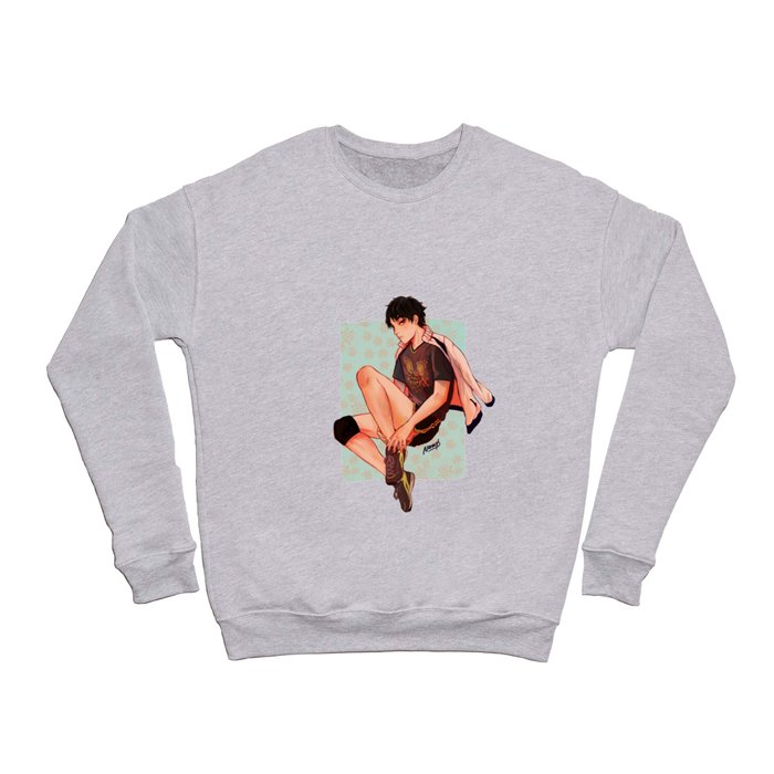 Akaashi is pretty Crewneck Sweatshirt by NoranB Society6