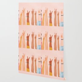 Peace Wallpaper | Up, Symbol, Play, Hand, Woman, Sign, Raised, Digital, Love, Peace 