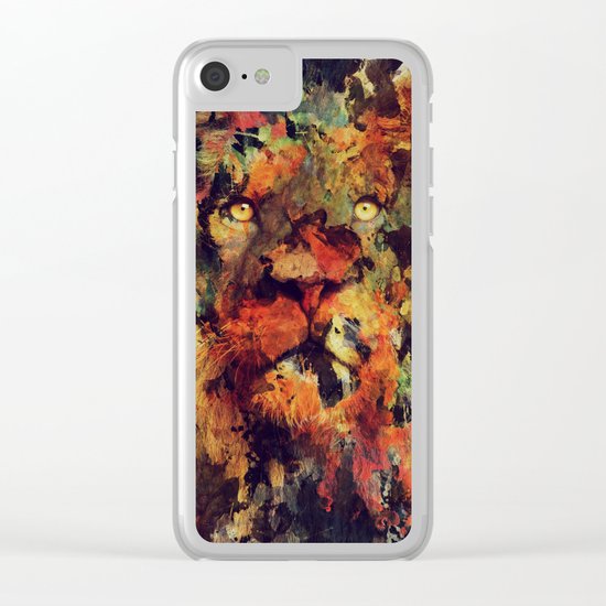 Lion Clear iPhone Case