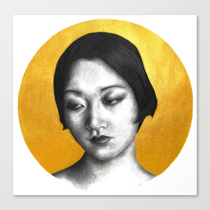 Silent Siren, Nasty Woman: Anna May Wong Canvas Print