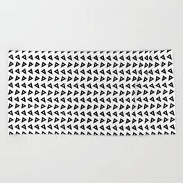 Seamless Triangle Shape Pattern Beach Towel