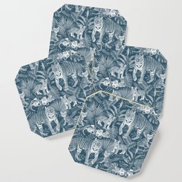 Family of Tigers (Monochrome)  Coaster