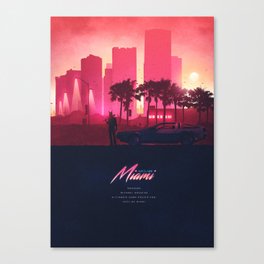 HOTLINE MIAMI ORIGINAL REVAMPED Canvas Print