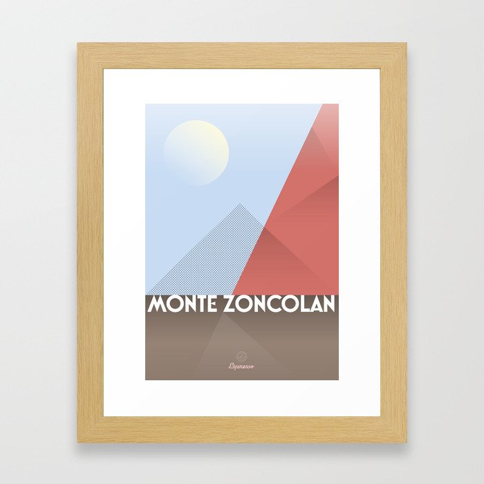 Monte Zoncolan / Cycling Framed Art Print