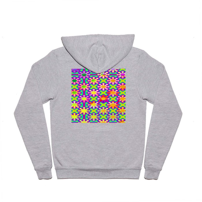0107 Colorful serious pattern ... Hoody