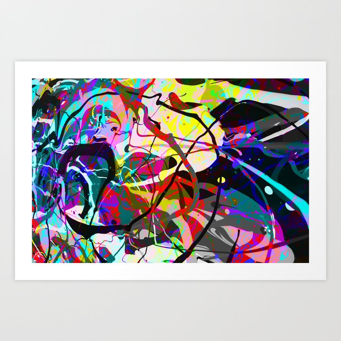 Digital Abstract 2 Art Print