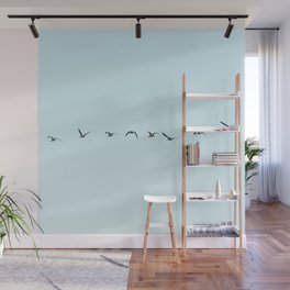 Flying South No Restrictions | Birds and Sky Photography Wall Mural