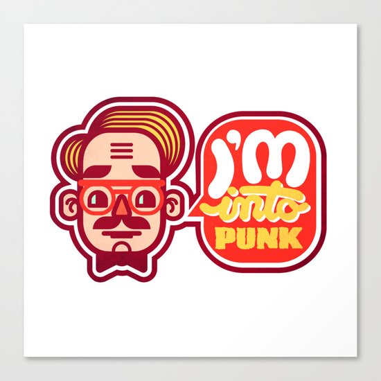 I'm Into Punk Canvas Print