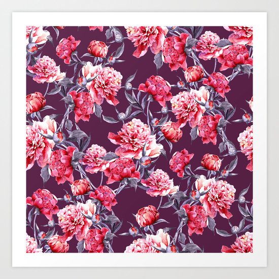 Peony Art Print
