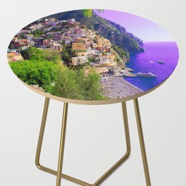 Amalfi Coast Italy Positano Mediterranean Sea Travel Summer Holiday Architecture City Side Table