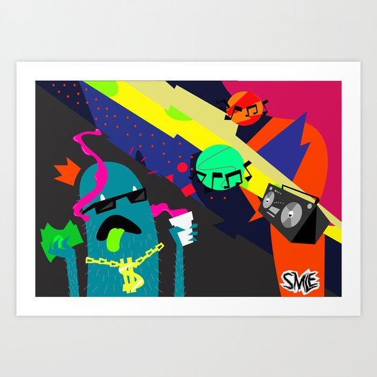 Spaced Out Poster Art Print