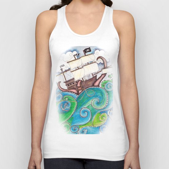 Pirate Peril Unisex Tank Top