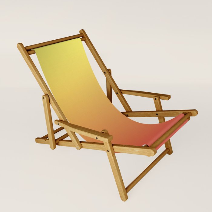 Sugar Ombre Sling Chair By Palitraart