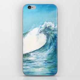 Bleu de l'ocean iPhone Skin