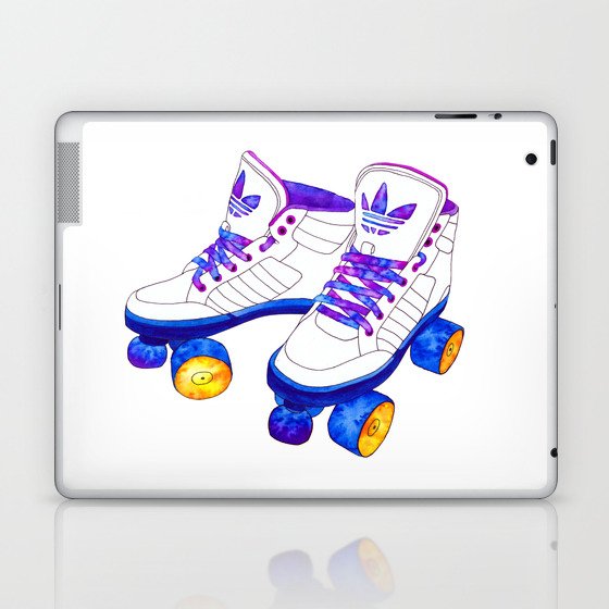 Roller Derby skaters Laptop & iPad Skin