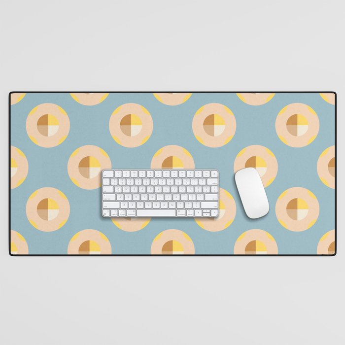 Sunny Side Dots Desk Mat