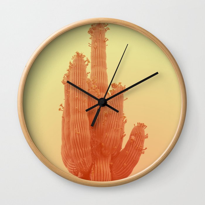Cactus Wall Clock