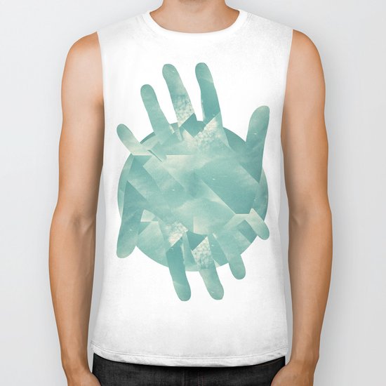 sky for walk Biker Tank